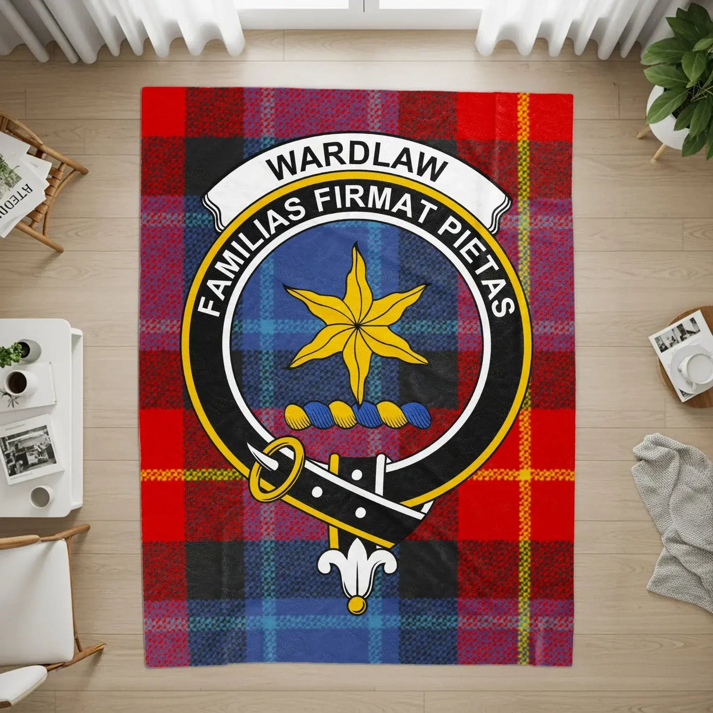 Wardlaw Familias Firmat Pietas Tartan Blanket product