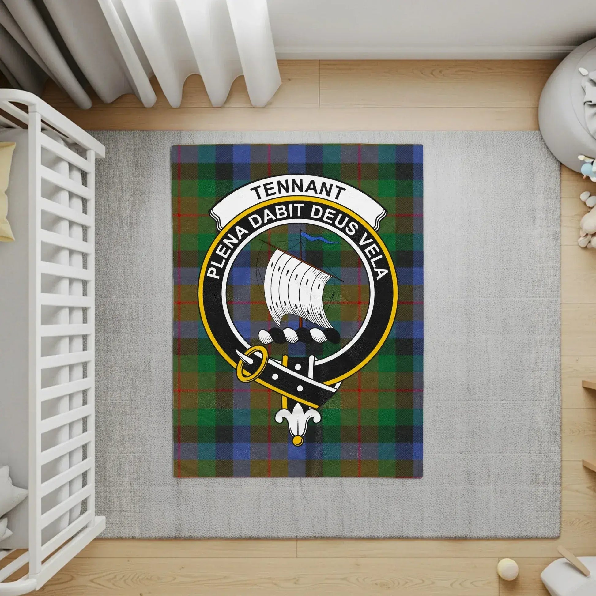 Tennant Plean Dabit Deus Vela Plaid area rug product type