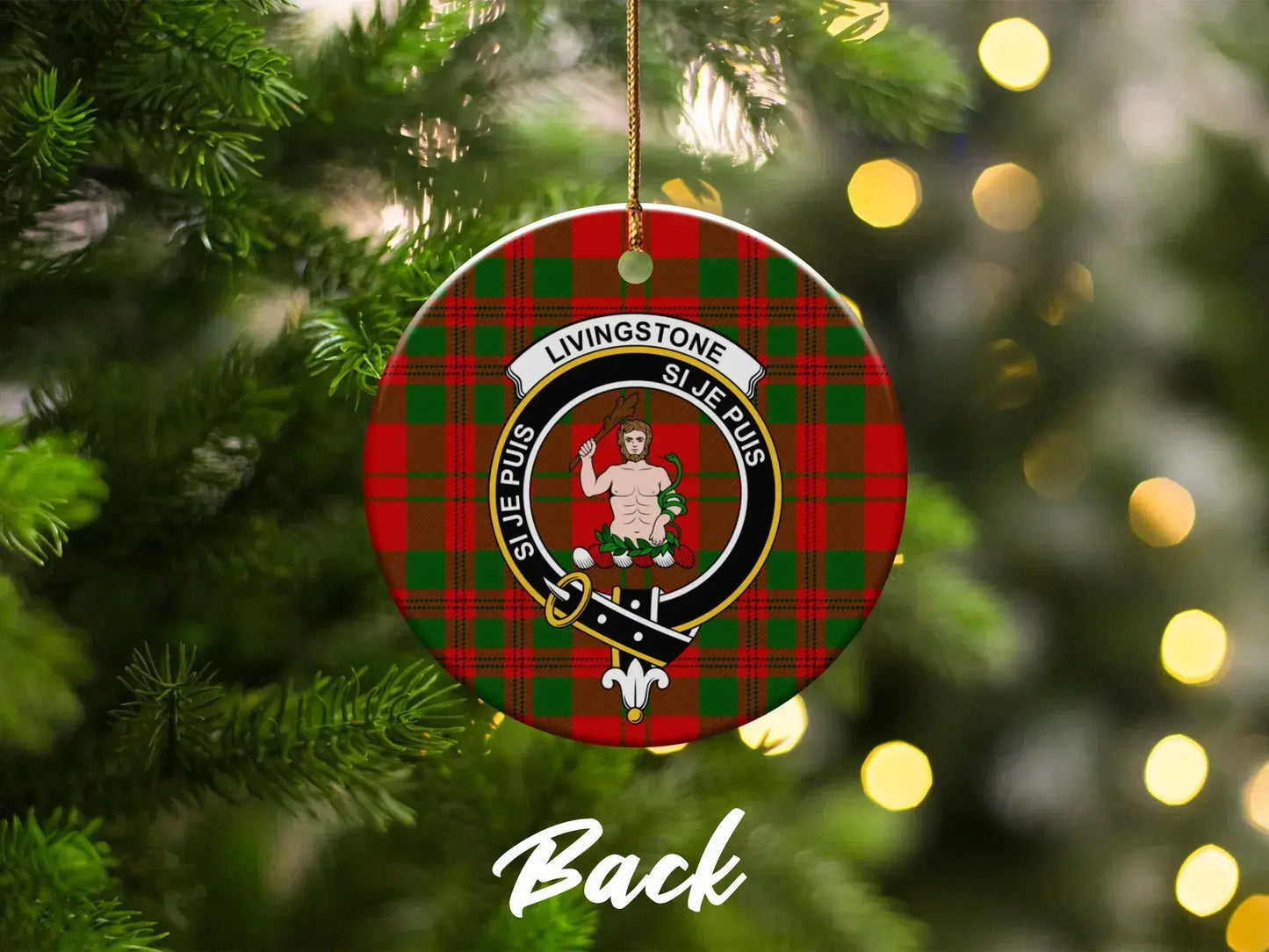 Clan Livingstone Christmas Tree Ornament product type