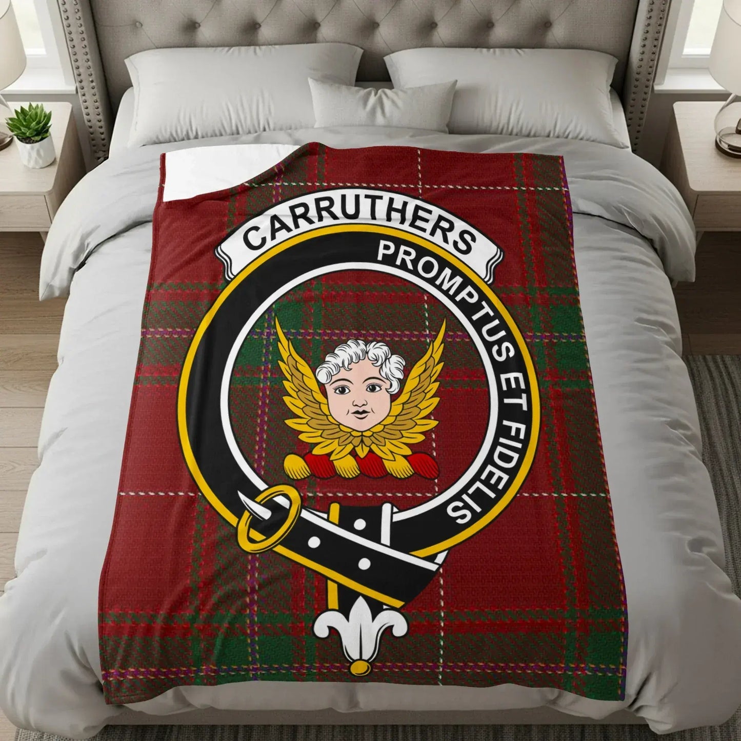 Carruthers Clan Tartan Crest Bedding set product