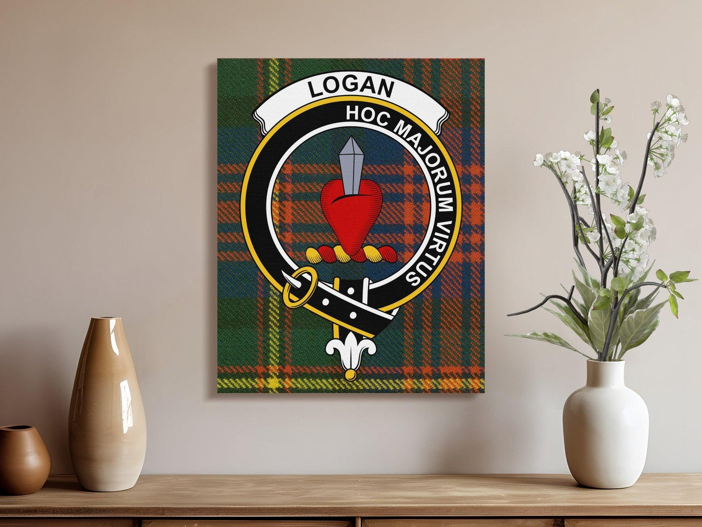 Traditional Scottish Clan Tartan Wall Art product