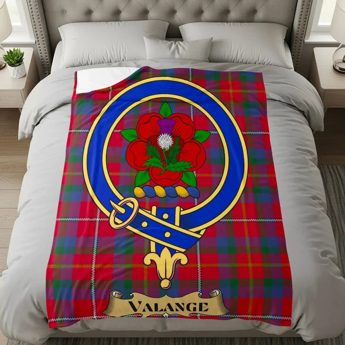 Valange Crest Decor Emblem Soft Bedding Blanket product