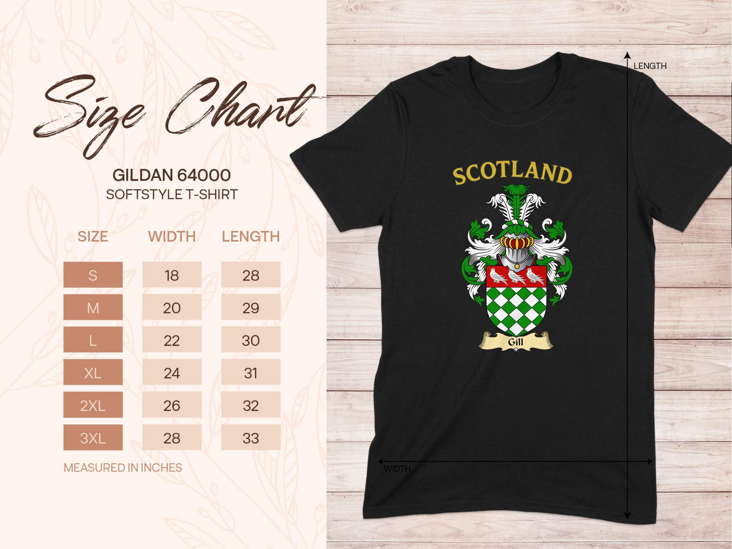 Gill Clan Family Crest Scotland T-Shirt - Celtic Ancestry Gifts