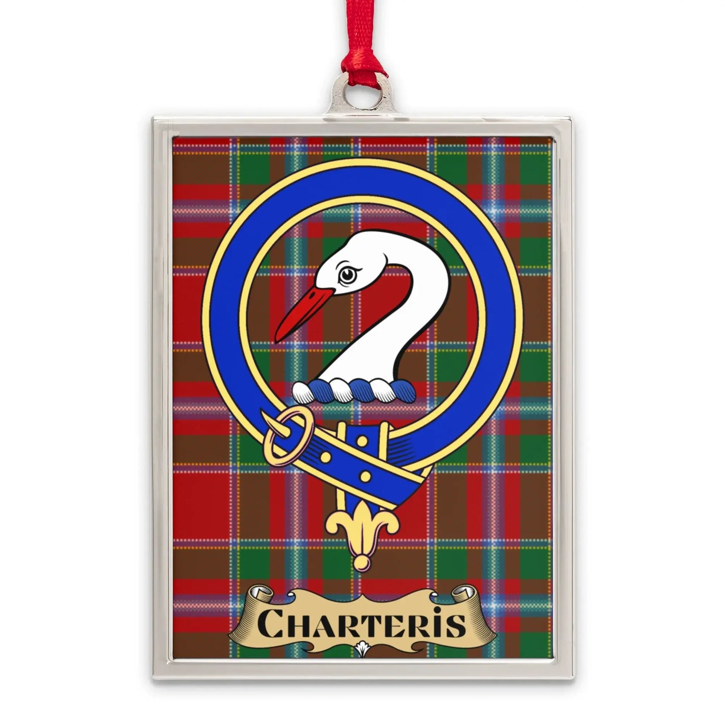 Charteris Tartan Decorated Crest Ornament product type