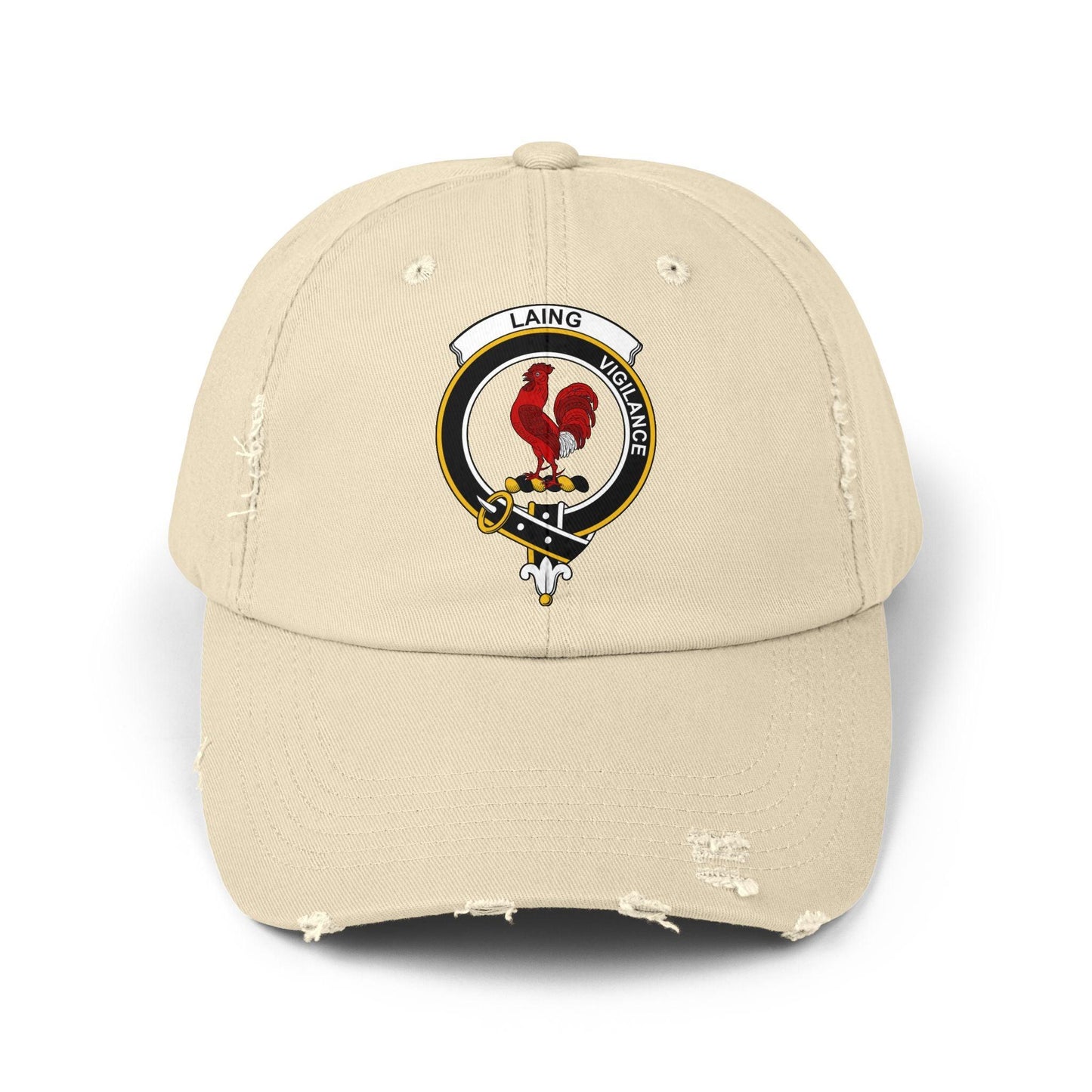 Laing Clan Crest Scottish Baseball Cap