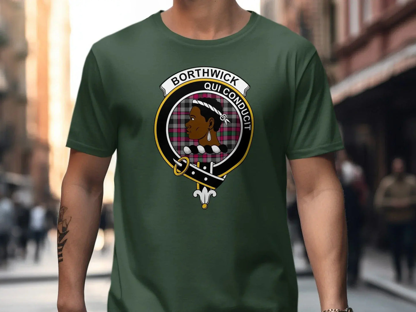 Borthwick Qui Conducit Badge Graphic T-shirt product