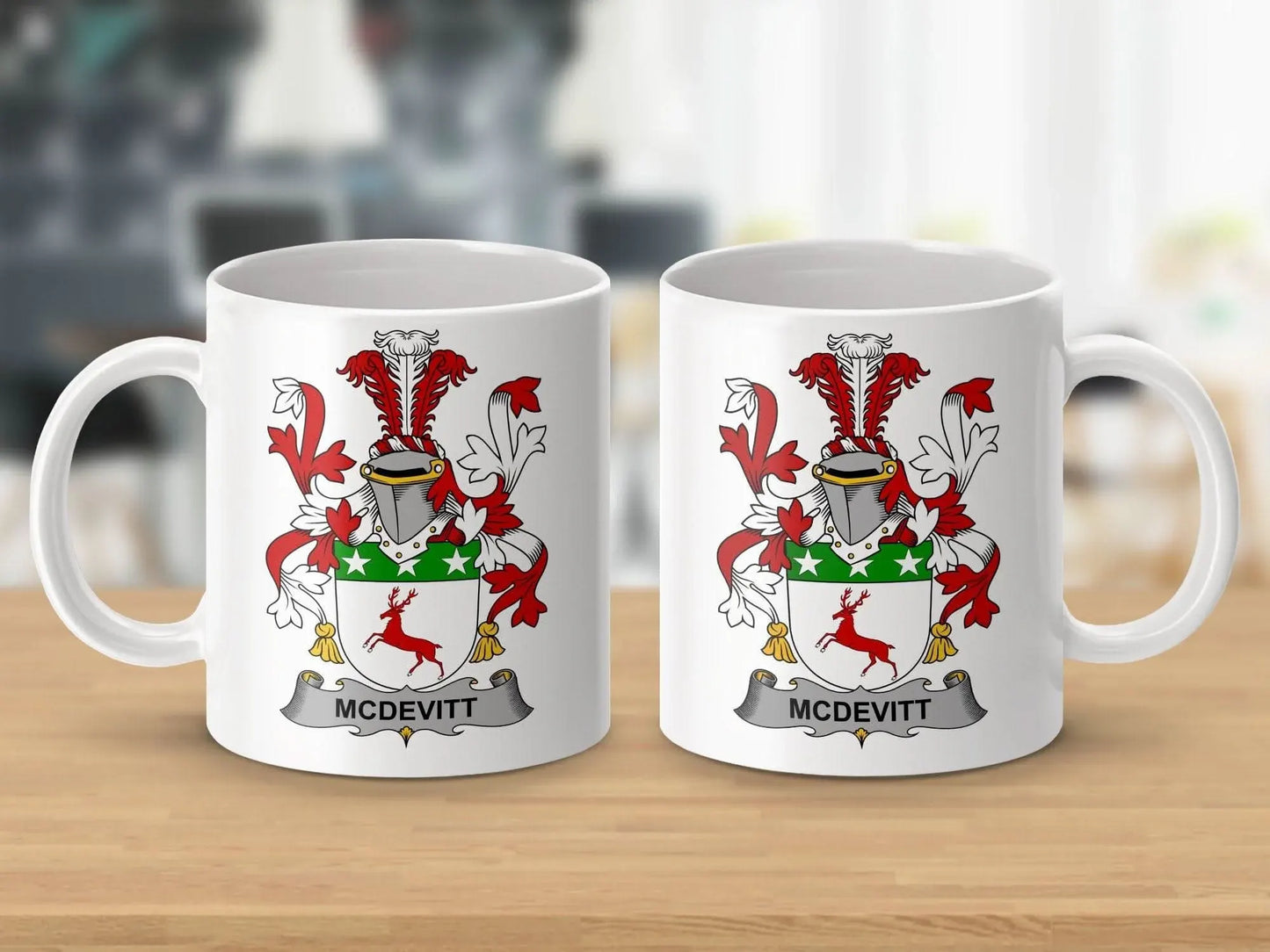 McDevitt Irish Family Crest Novelty Mug - Celtic Ancestry Gifts