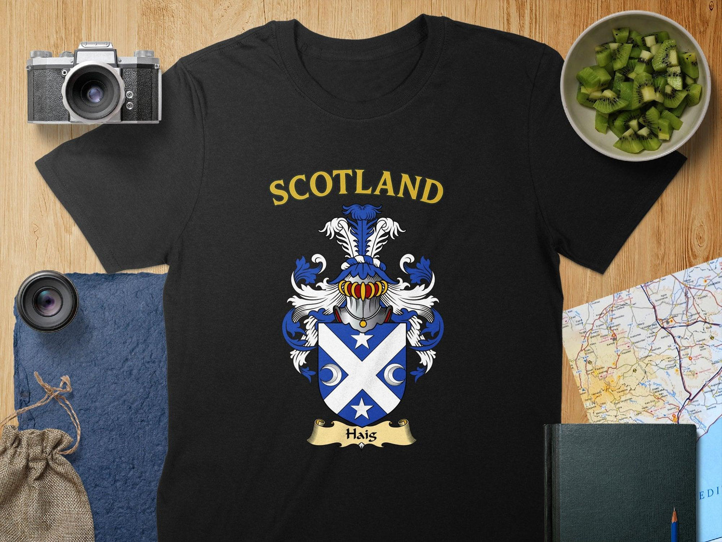 Haig Clan Family Crest Scotland T-Shirt - Celtic Ancestry Gifts