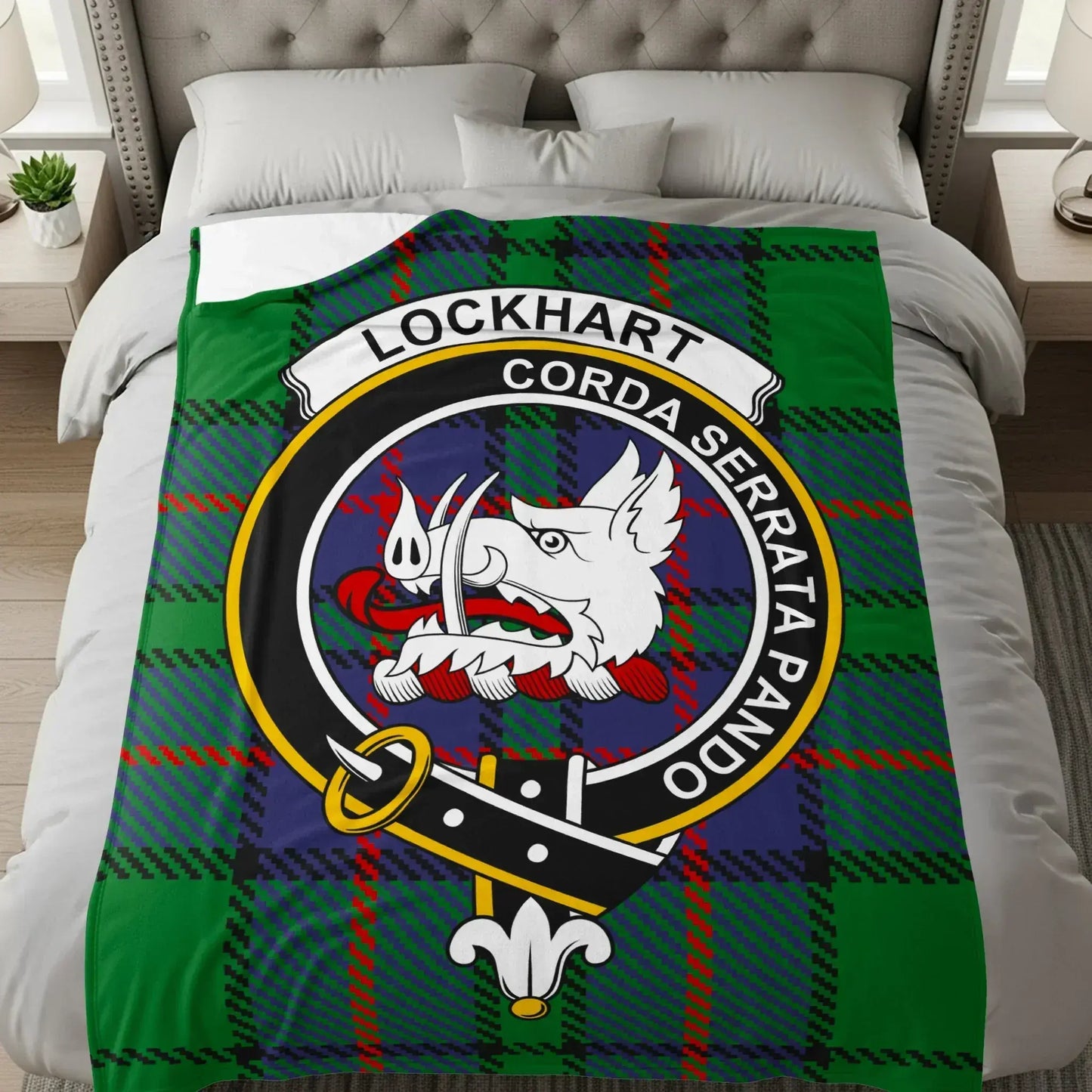 Lockhart Corda Serrata Pando Tartan Blanket product