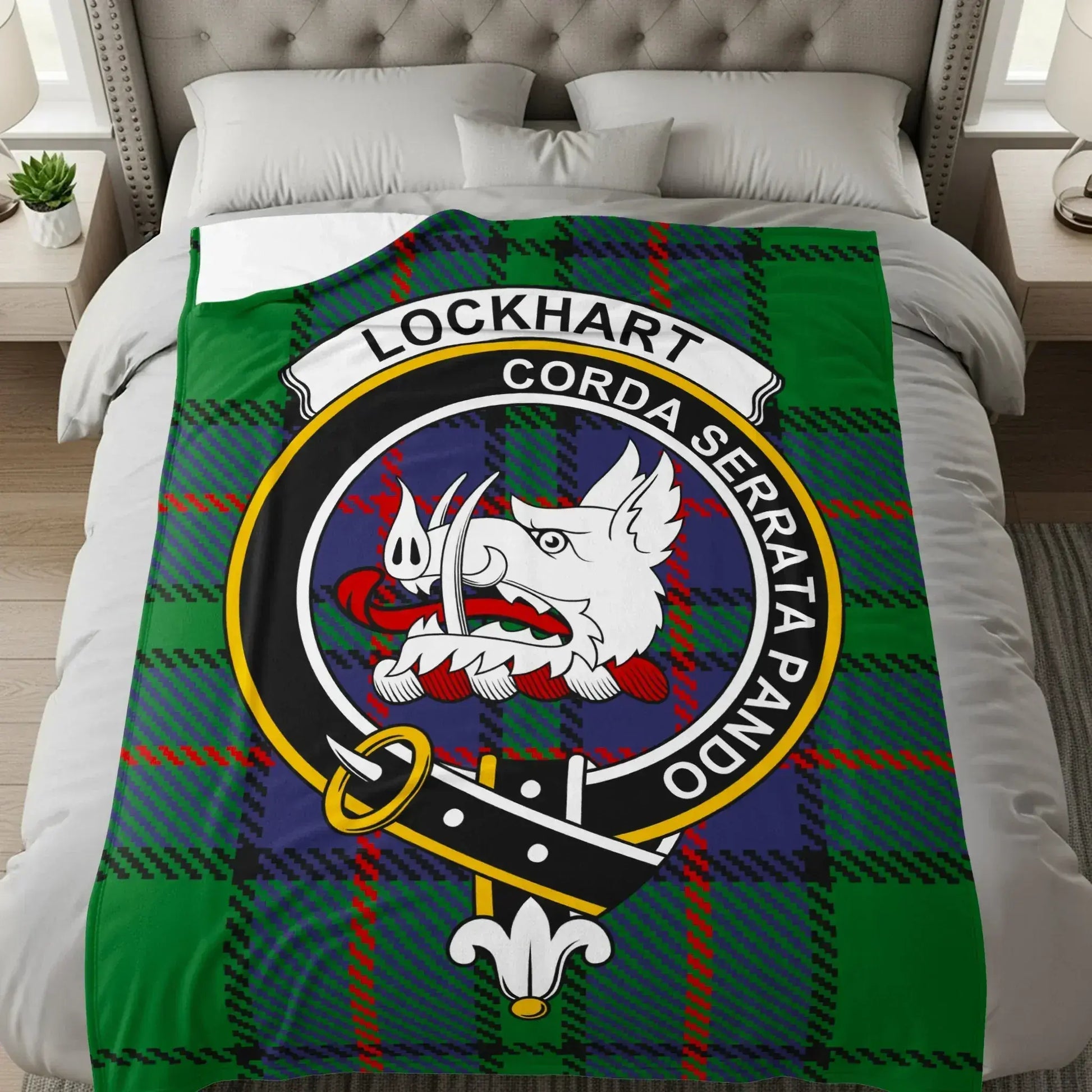 Lockhart Corda Serrata Pando Tartan Blanket product