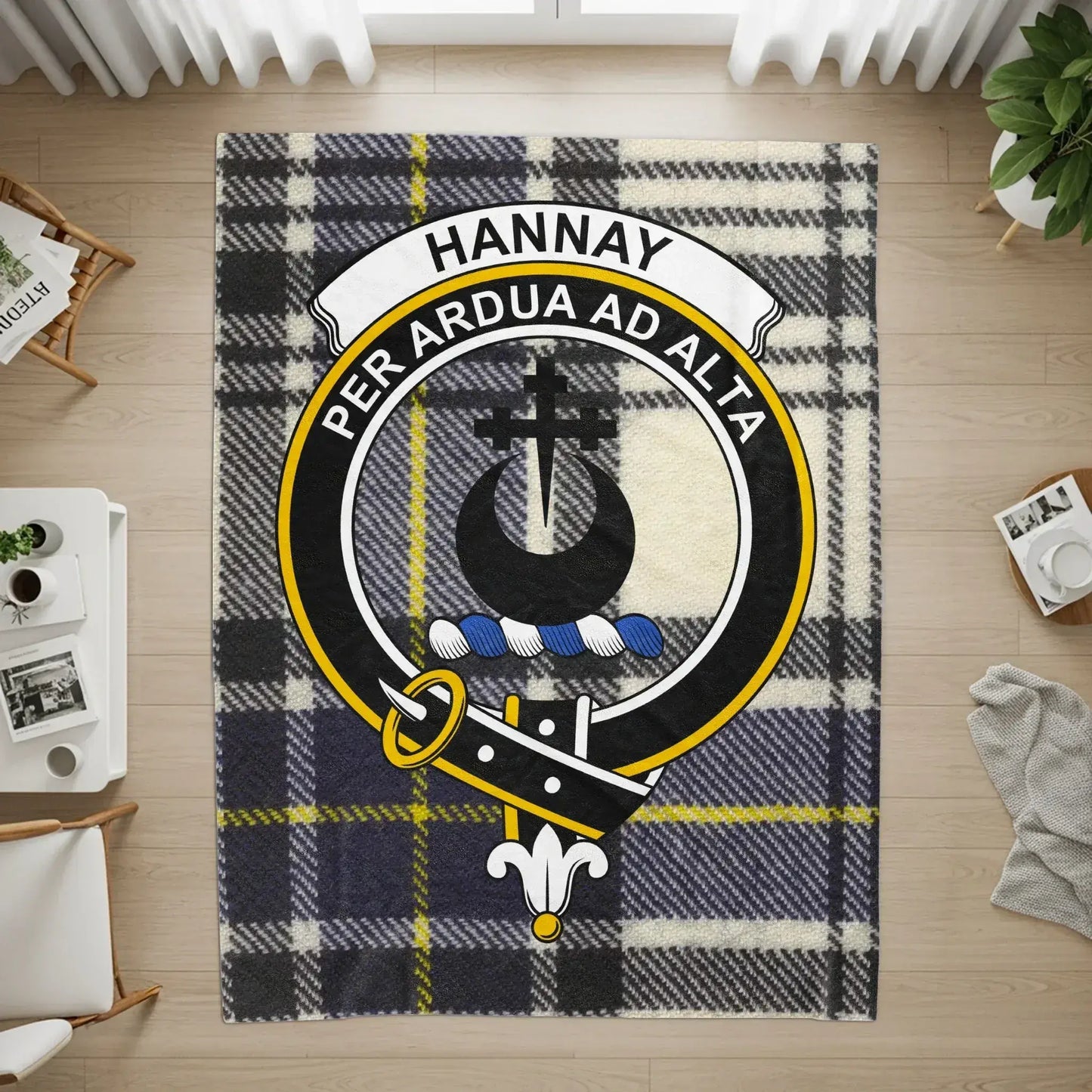 Hannay Per Ardua Ad Alta Plaid Blanket product type