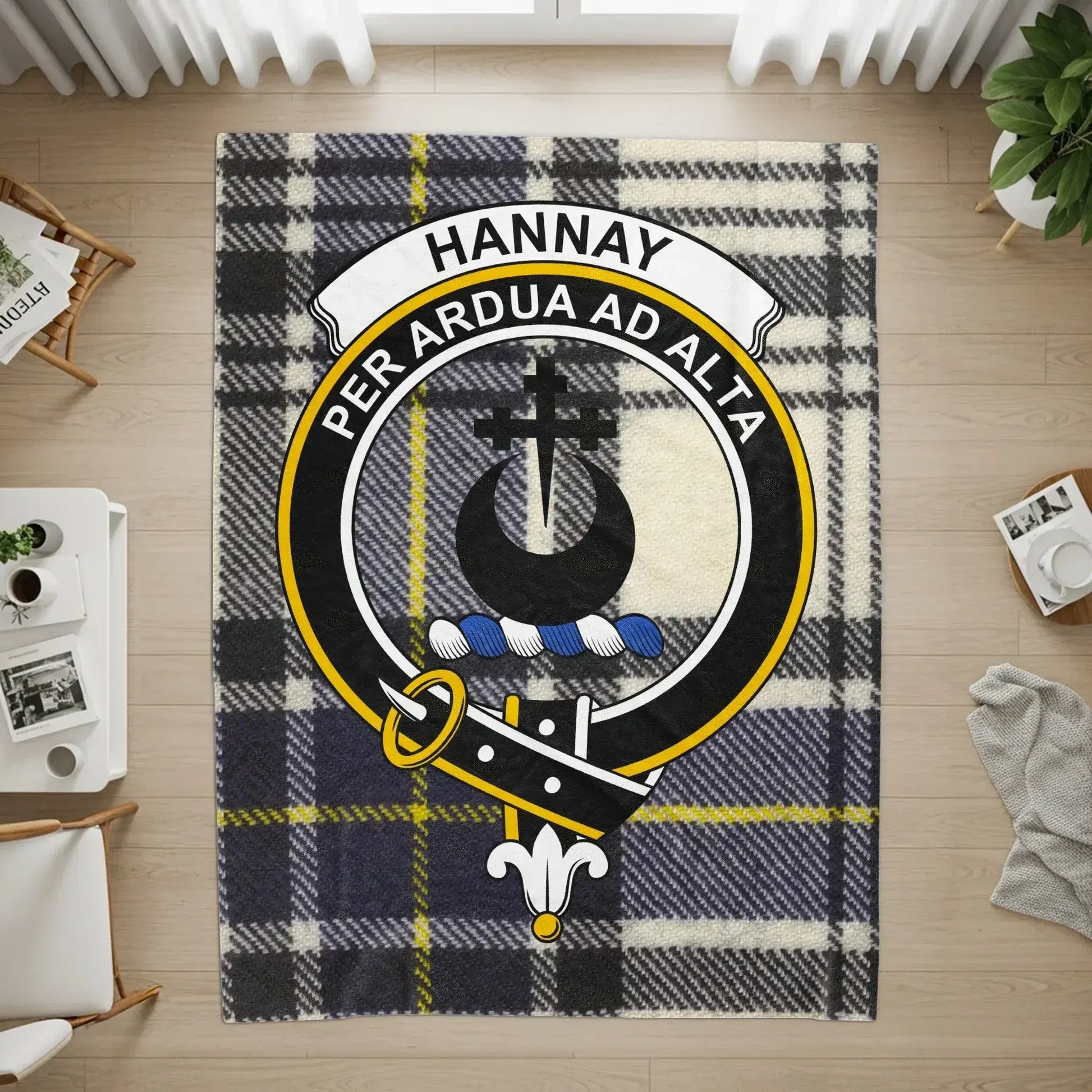 Hannay Per Ardua Ad Alta Plaid Blanket product type