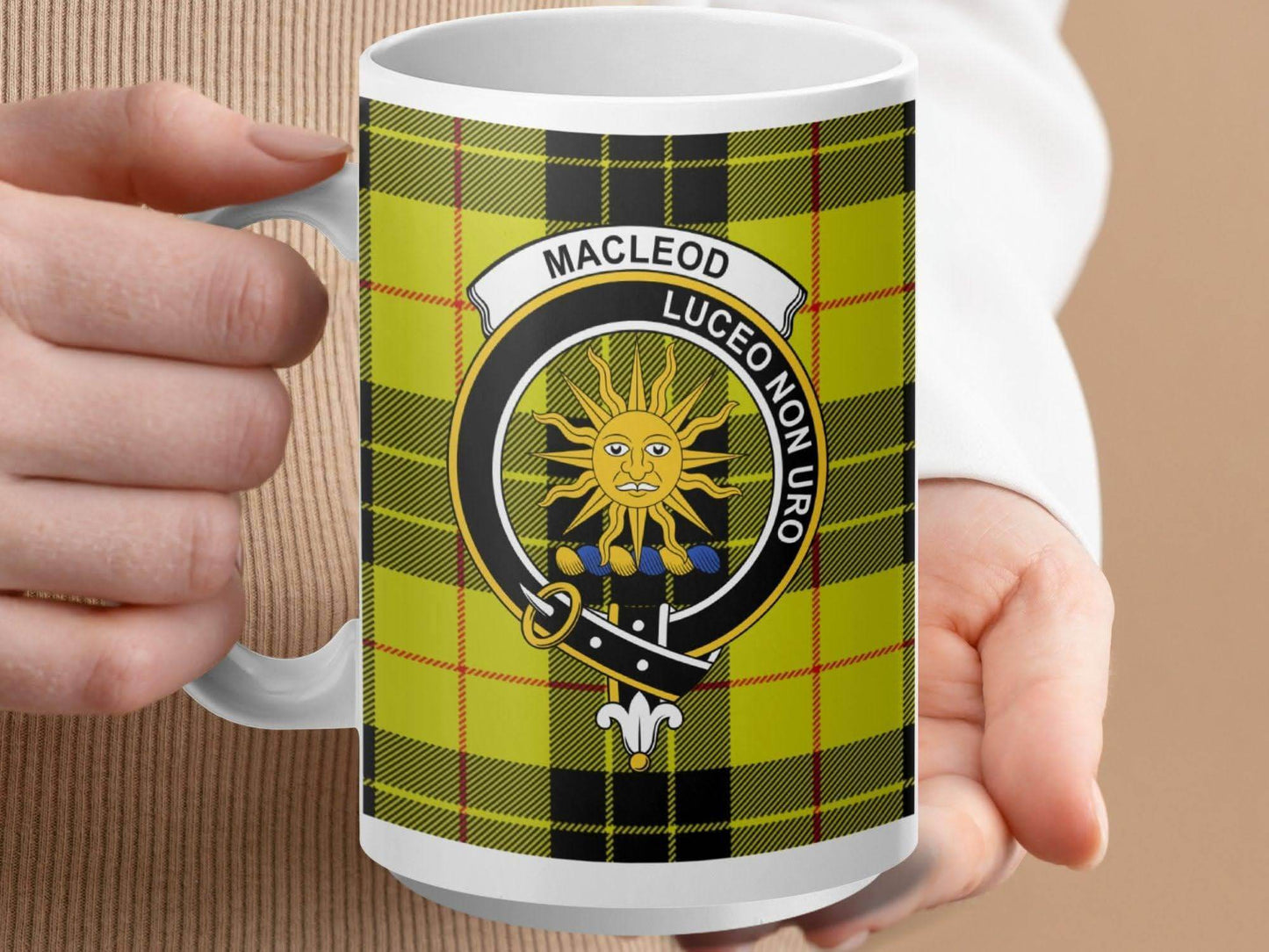 Macleod Luceo Non Uro Scottish Tartan Mug product
