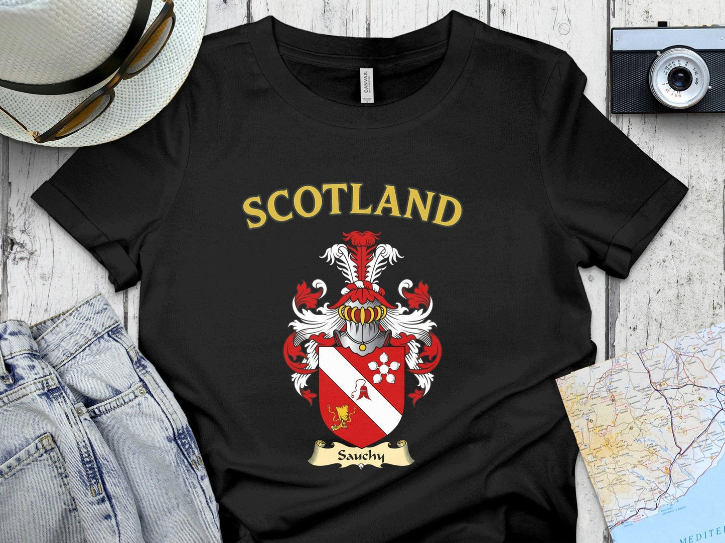 Scotland Family Crest Graphic T-Shirt Product