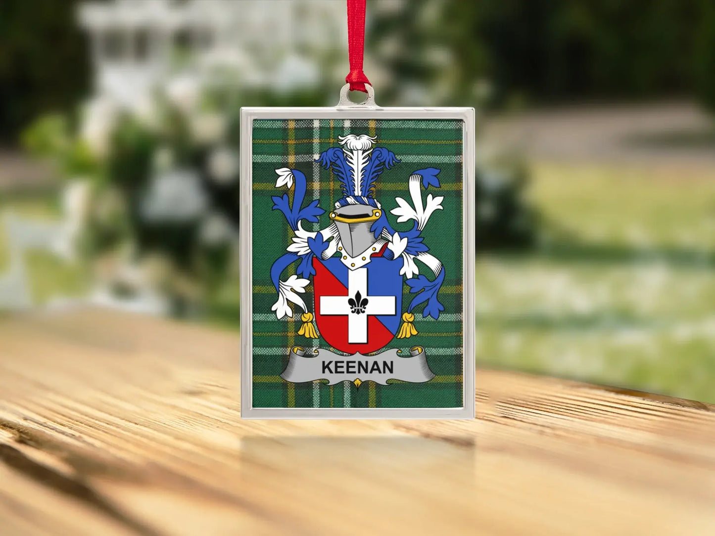 Keenan Family Crest Ornament Personalized Gift product