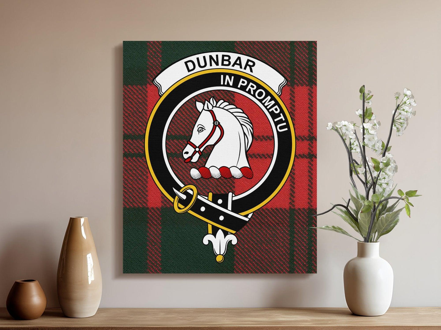 Dunbar In Promptu Tartan Plaid Wall Art Canvas product