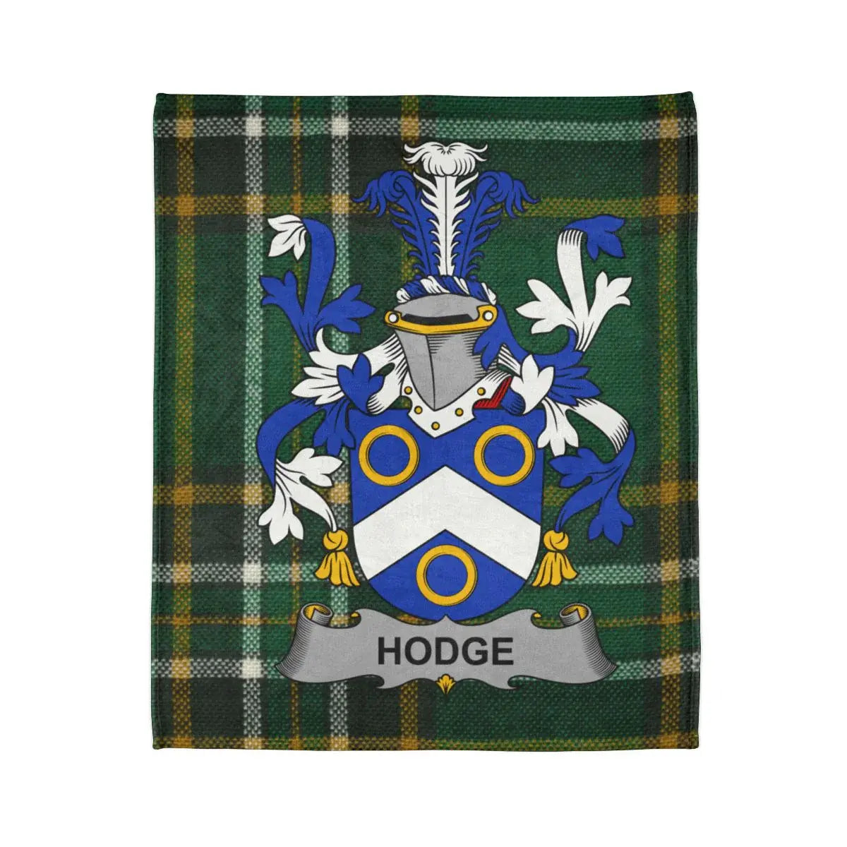 Hodge Tartan Blanket with Family Crest product