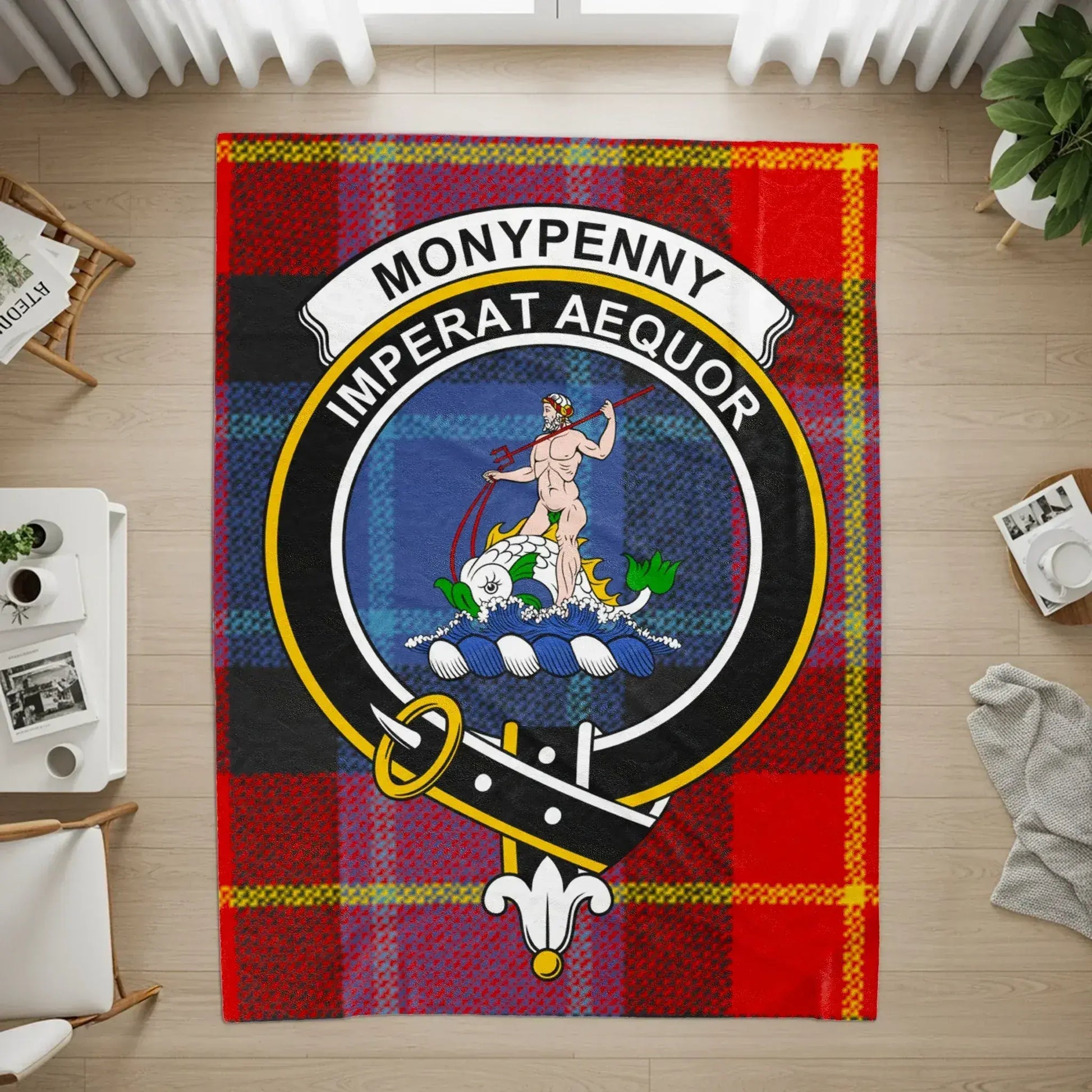 Moneypenny Imperat Aequor Crest Design Blanket product type