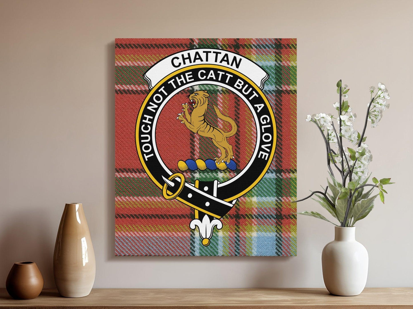Touch Not The Cat But A Glove Chattan wall art product