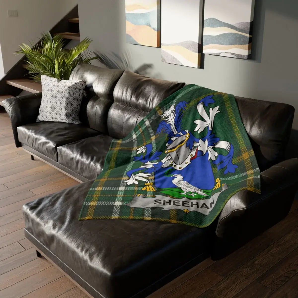 Sheehan Family Crest Tartan Blanket for Home Decor product type