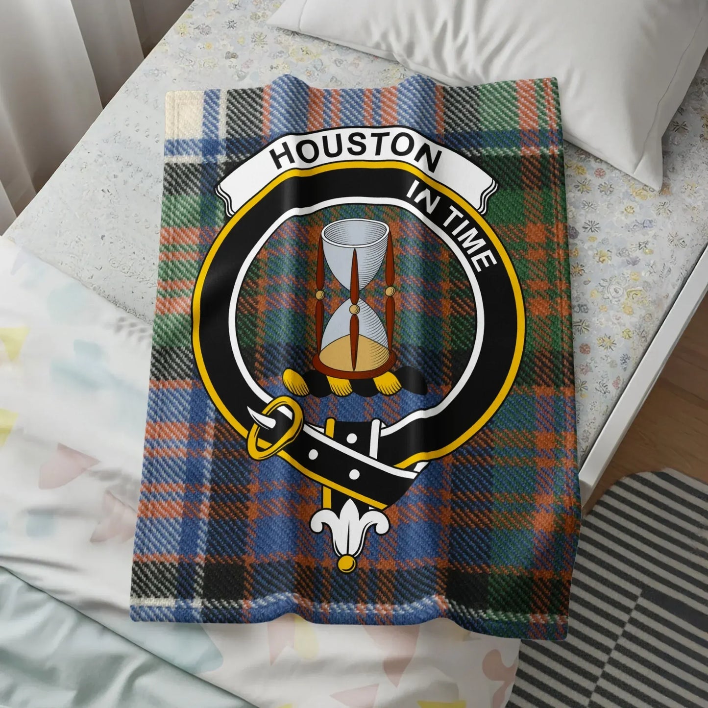Houston In Time Crest Pattern Decorative product