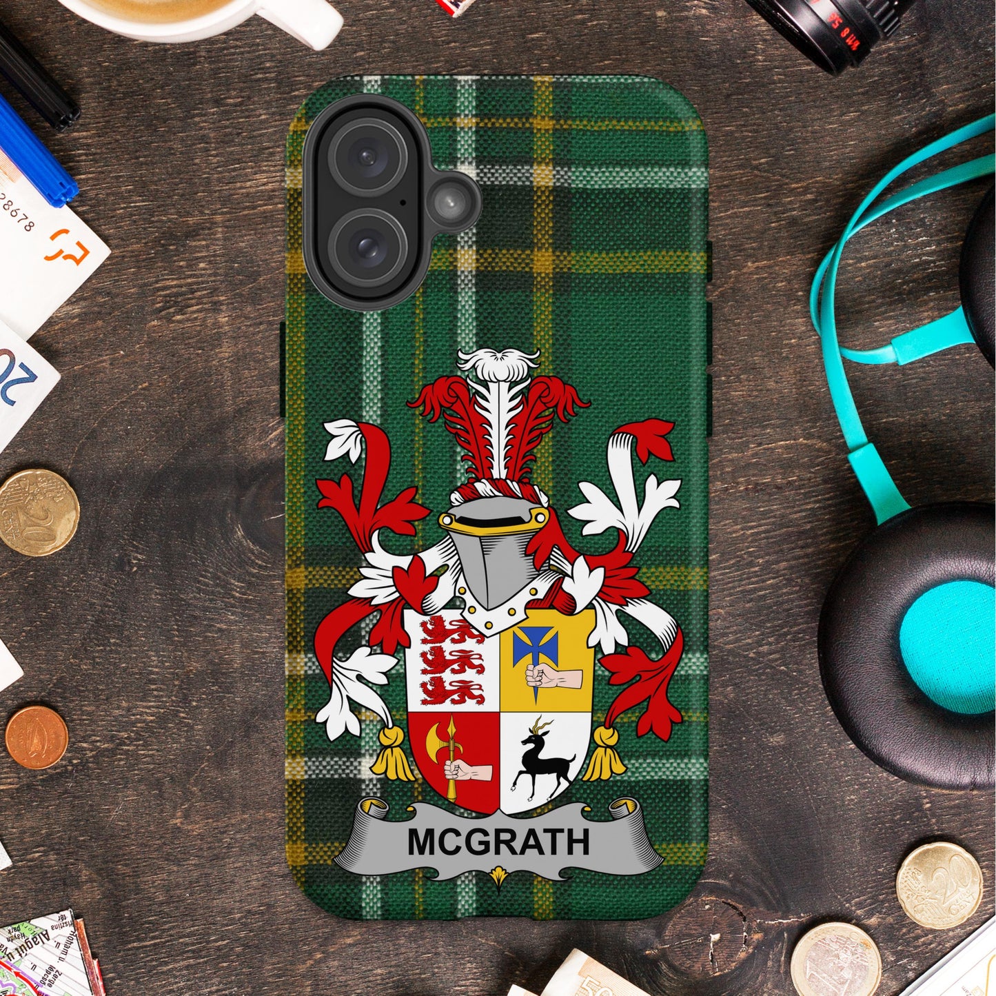 Personalized McGrath Tartan Design Phone Case product