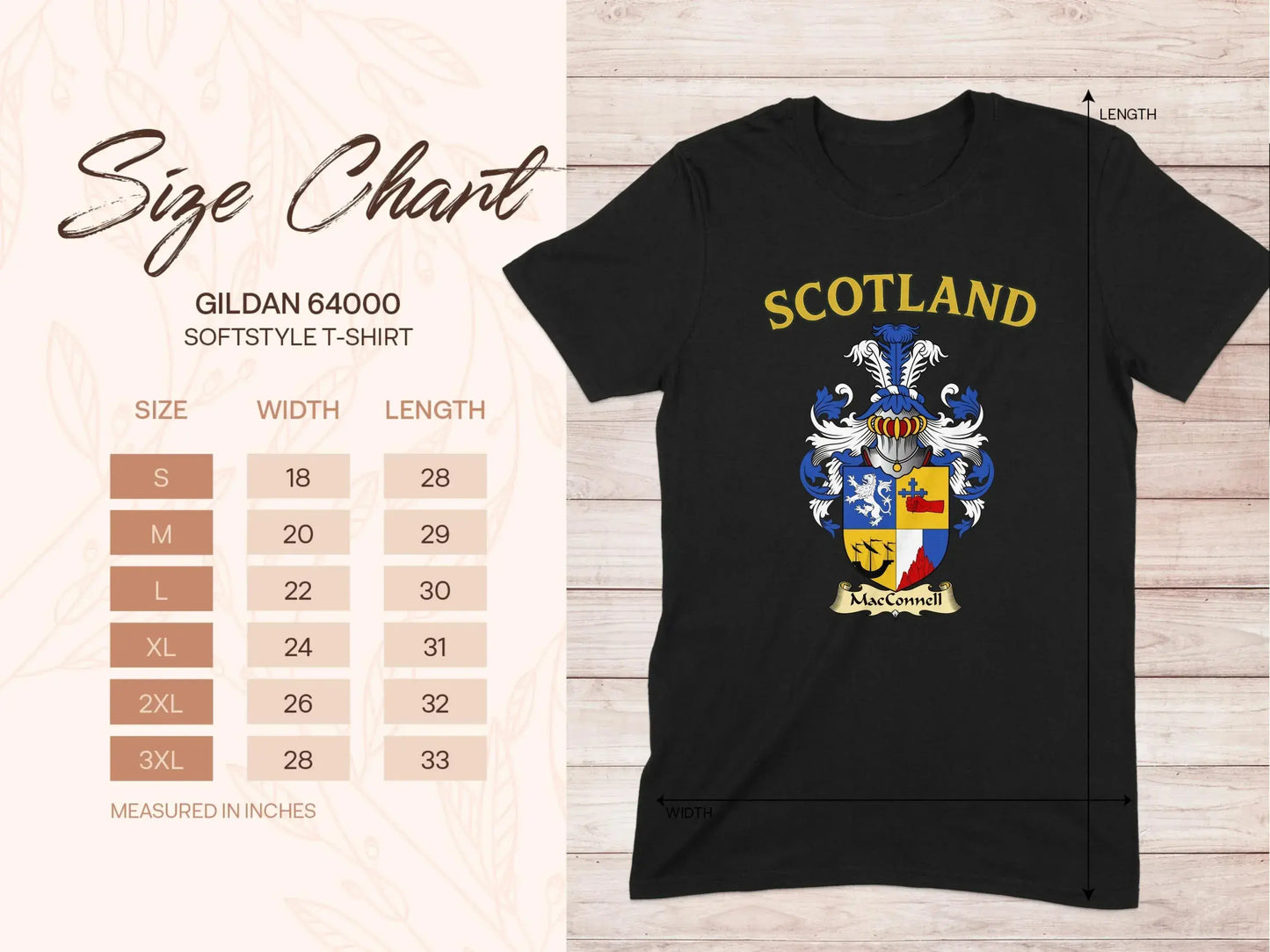 Scotland Family Crest Gildan 64000 Softstyle T-Shirt product