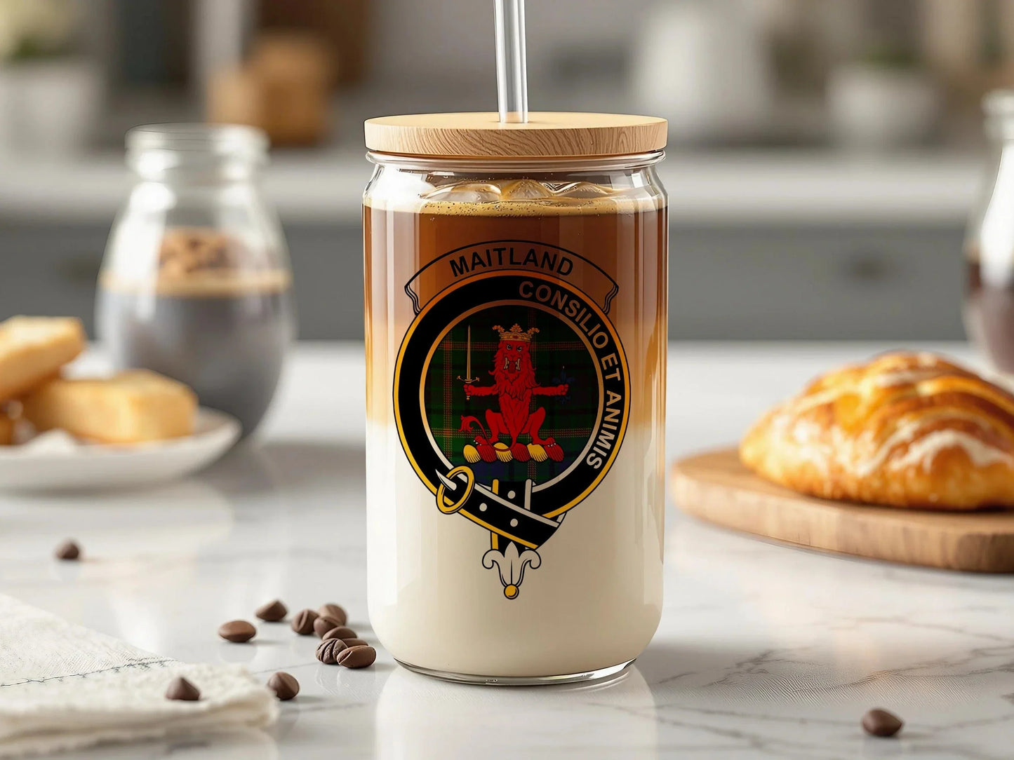 Maitland Consilio et Animis Seal Design Drinking Product