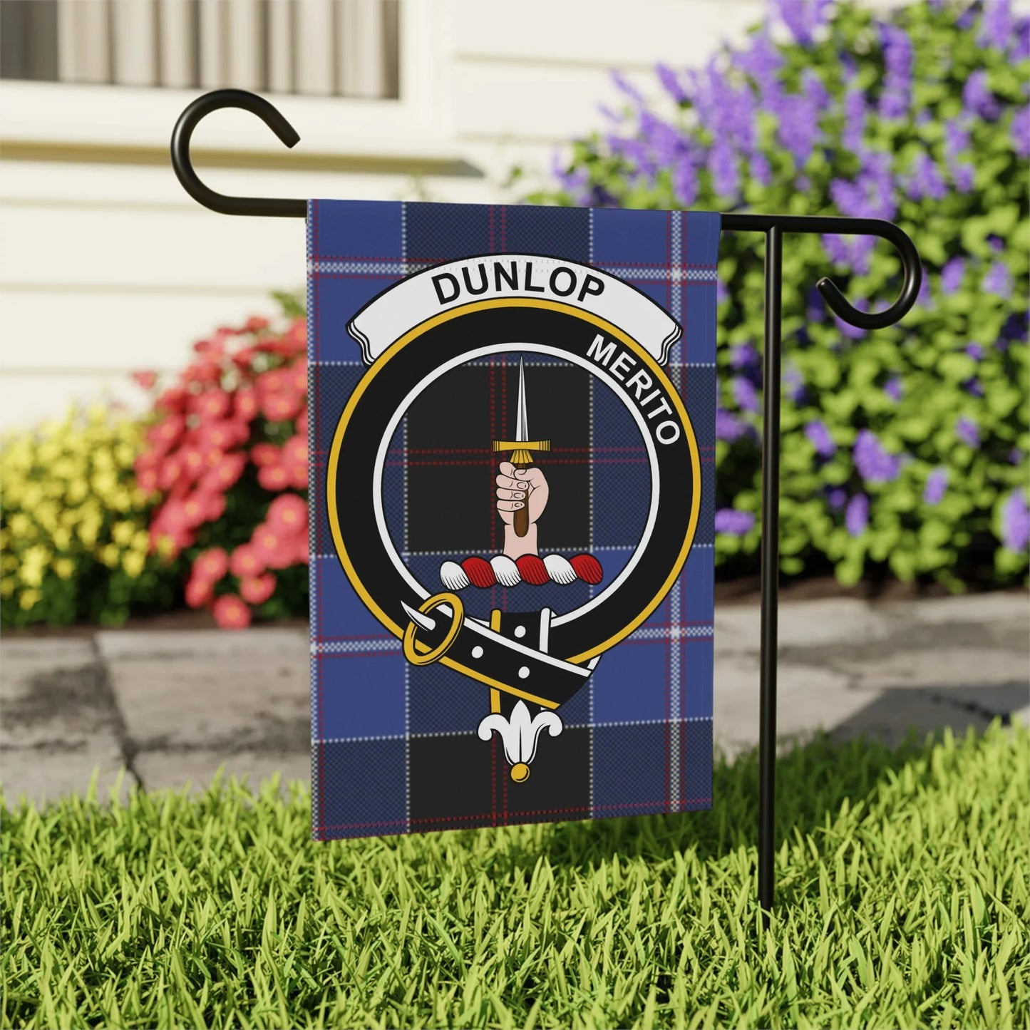 Dunlop Merito Plaid Garden Flag Banner Yard Product