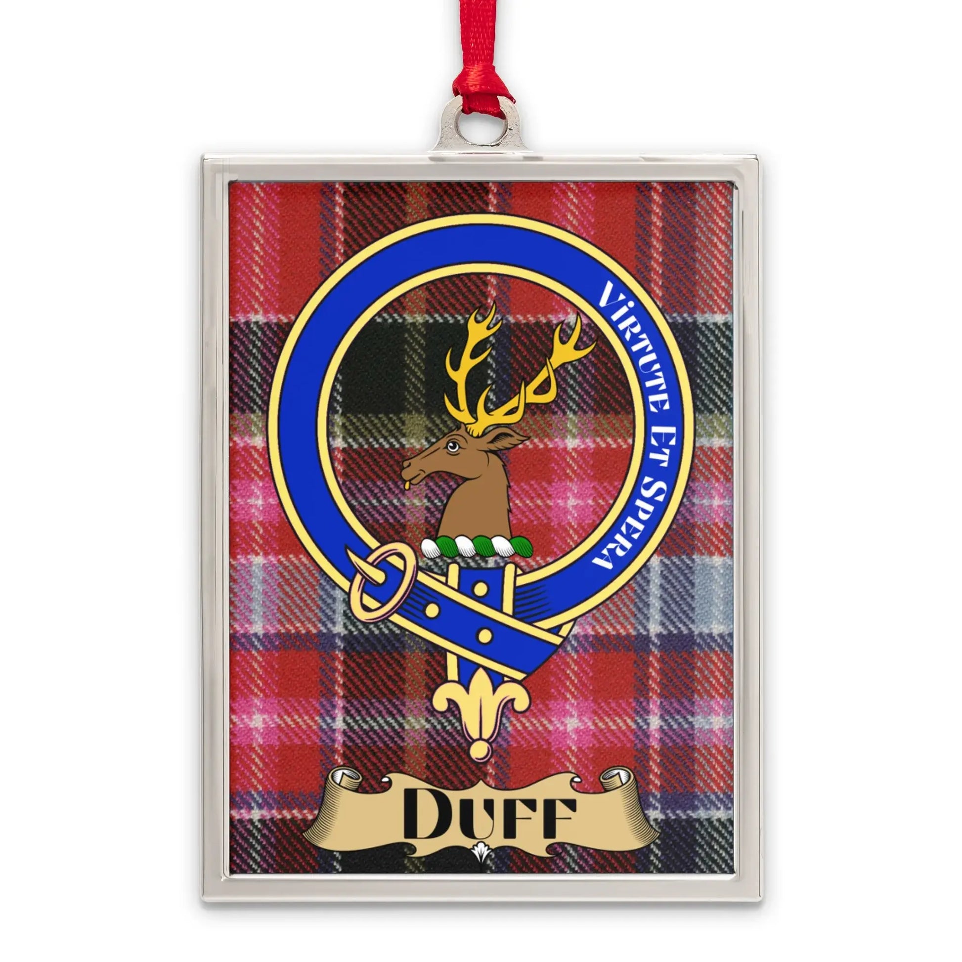 Duff Clan Badge Tartan Plaid Pattern Ornament product