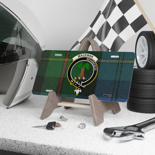 Macewan Reviresco Tartan Design License Plate product
