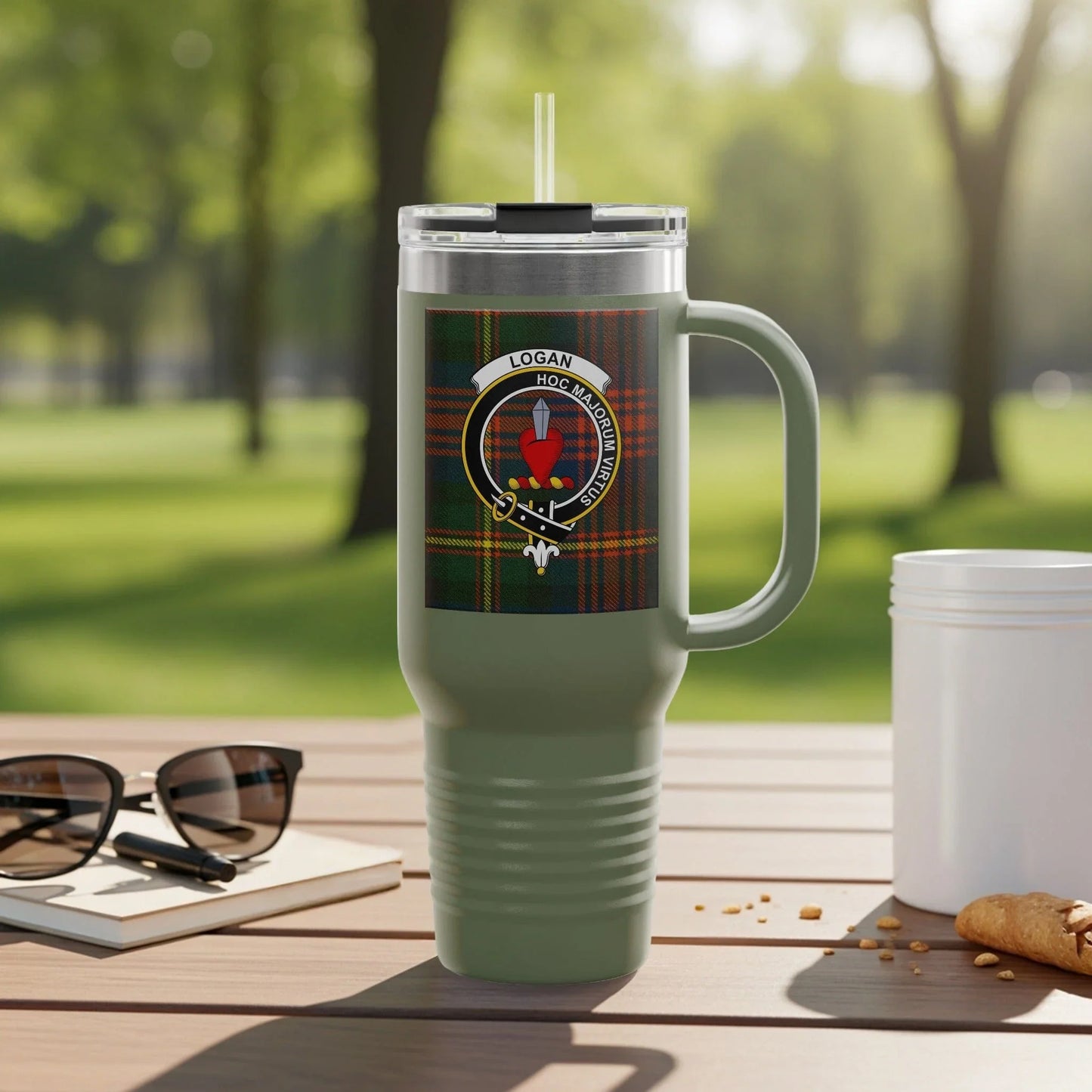 Personalized Highland Dance Tartan Travel Mug product