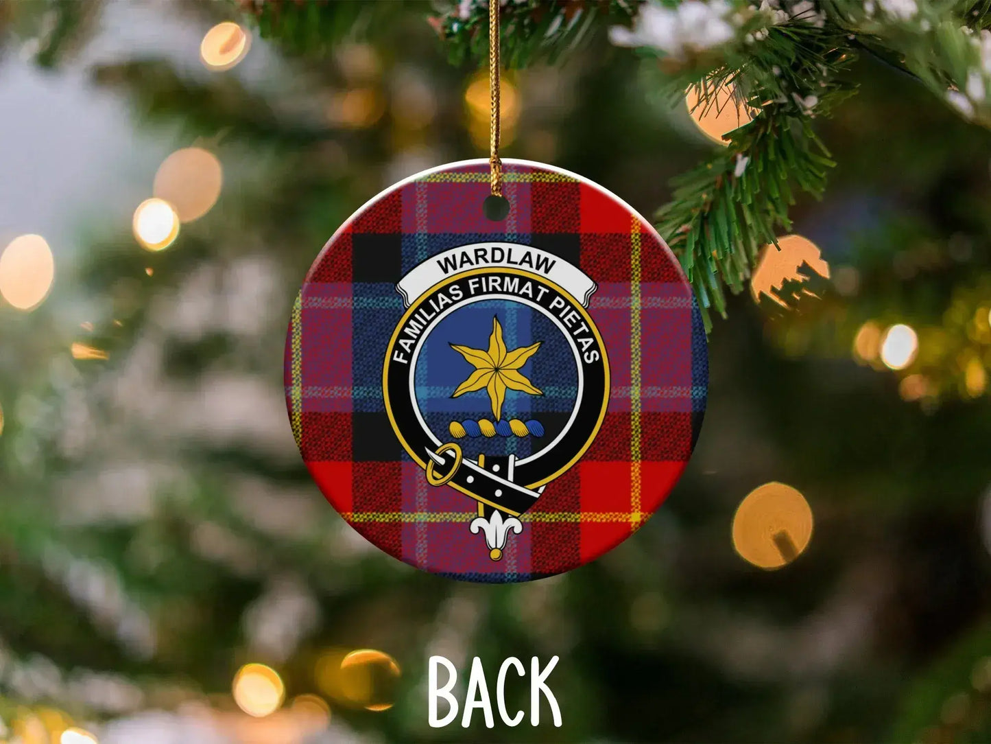 Wardlaw Familias Firmat Pietas Plaid Ornament product