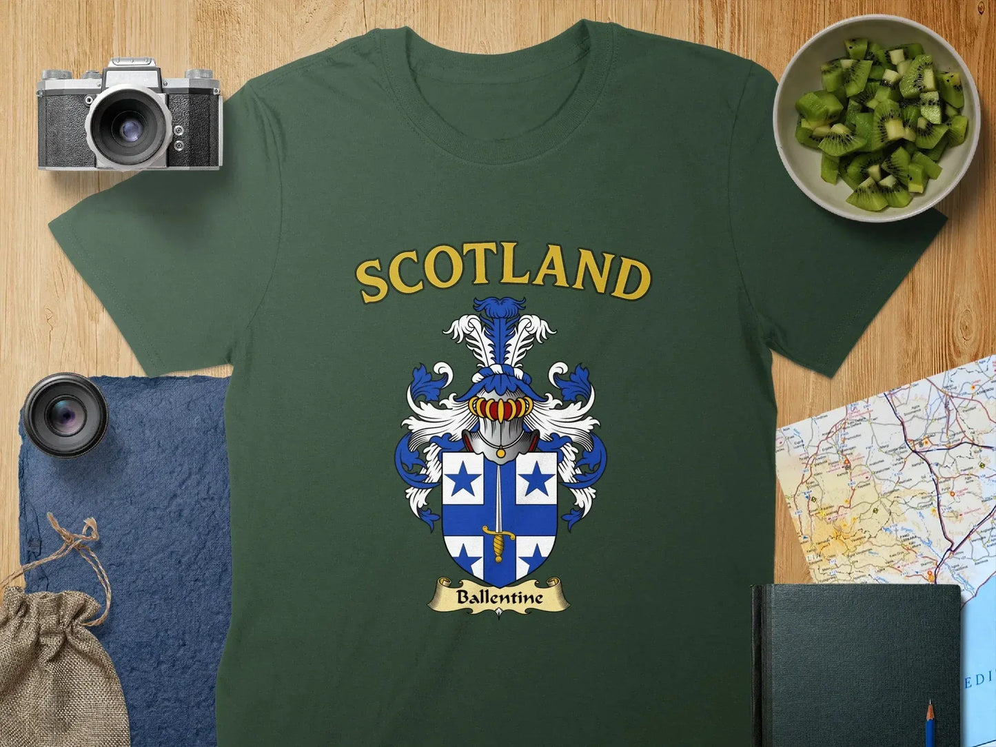 Scotland Ballentine Family Crest T-Shirt product type
