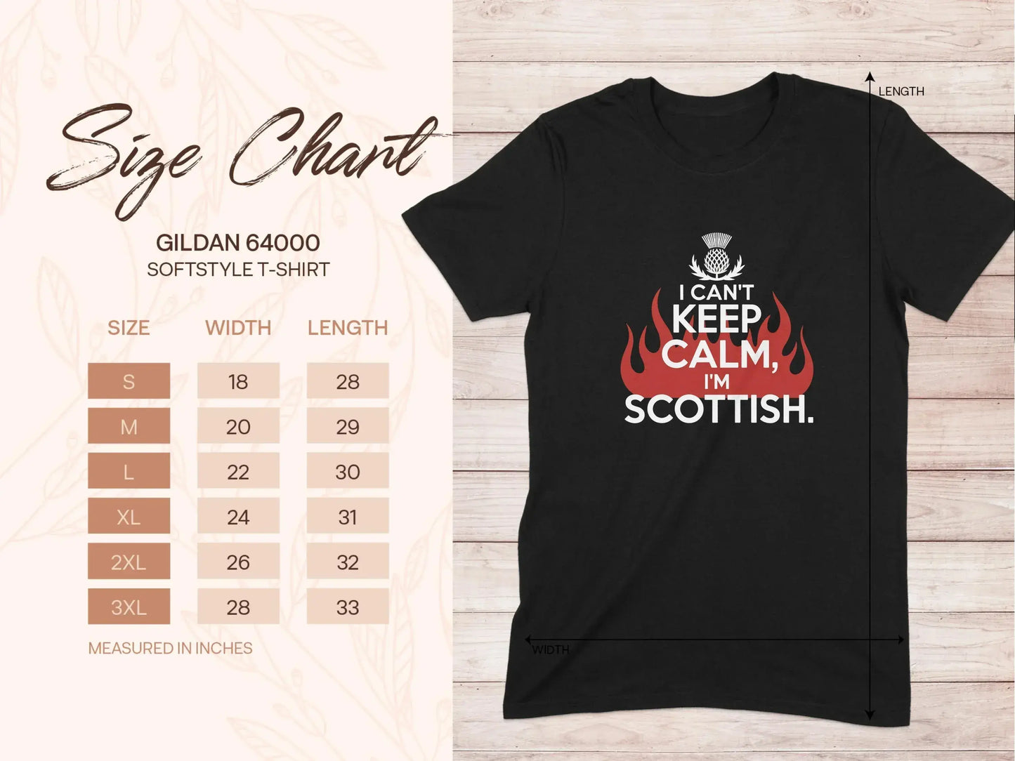 I Can't Keep Calm I'm Scottish Black T-shirt product type