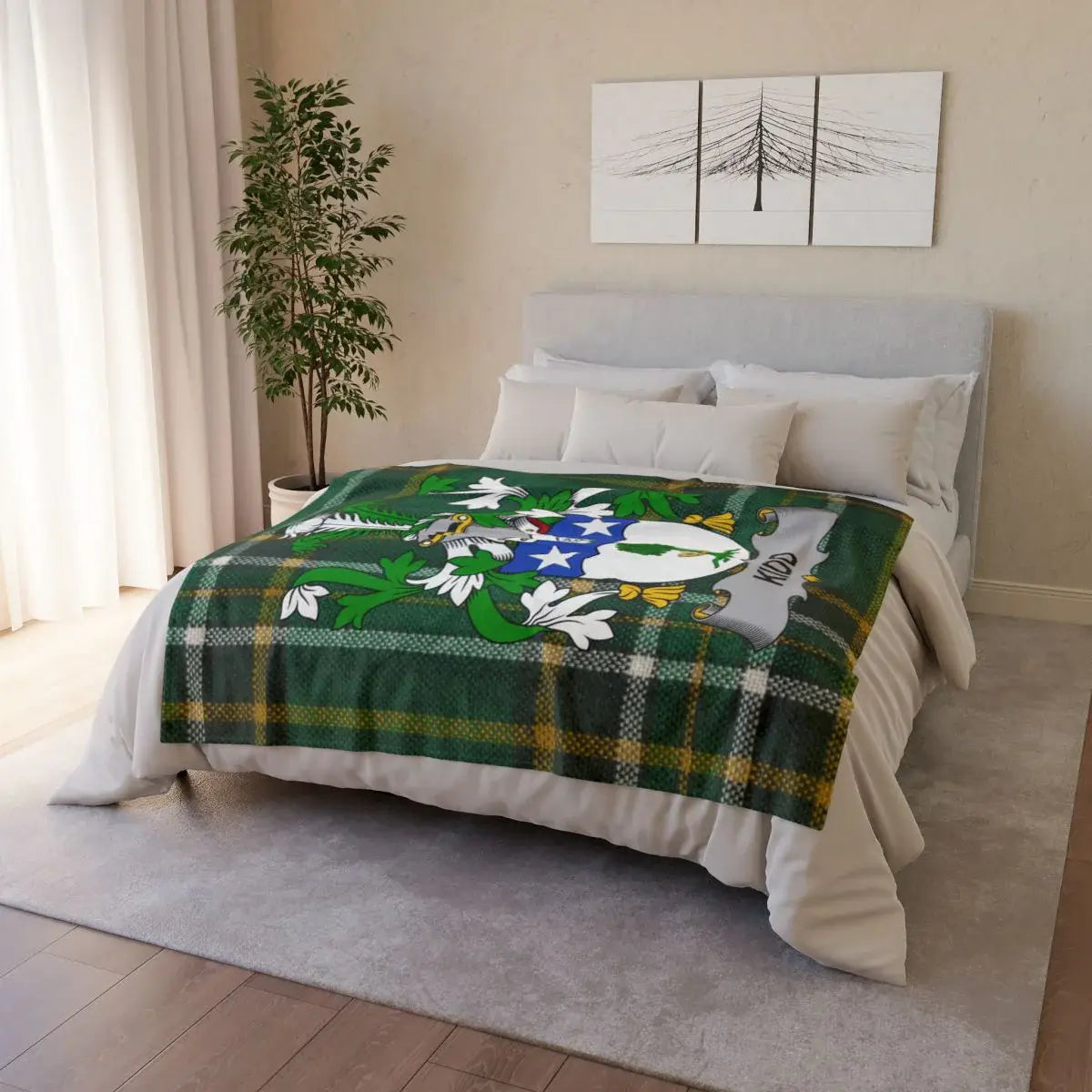 Irish Coat of Arms Printed Comfortable Bedding Blanket