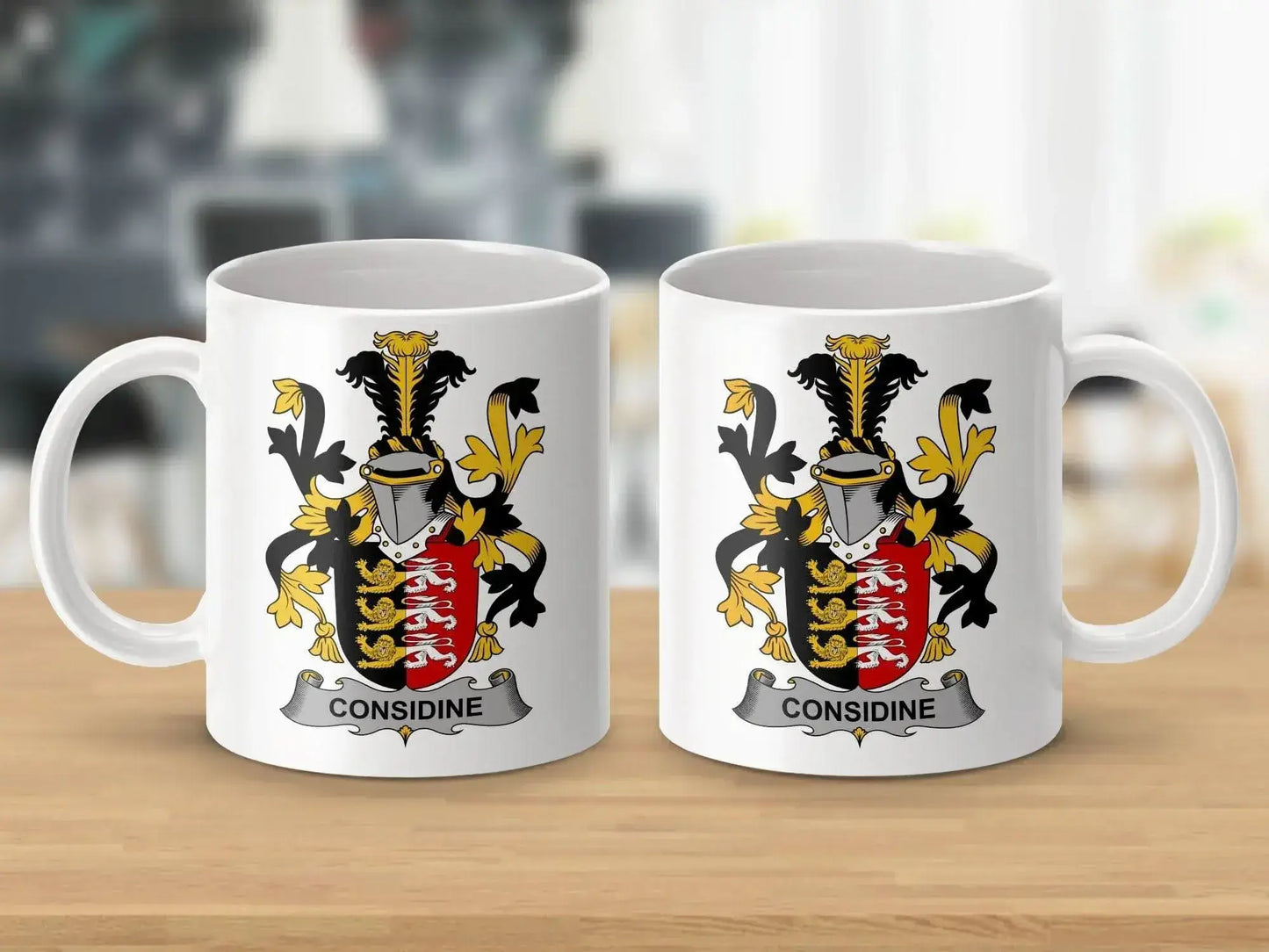 Considine Surname Irish Family Crest Mug - Celtic Ancestry Gifts
