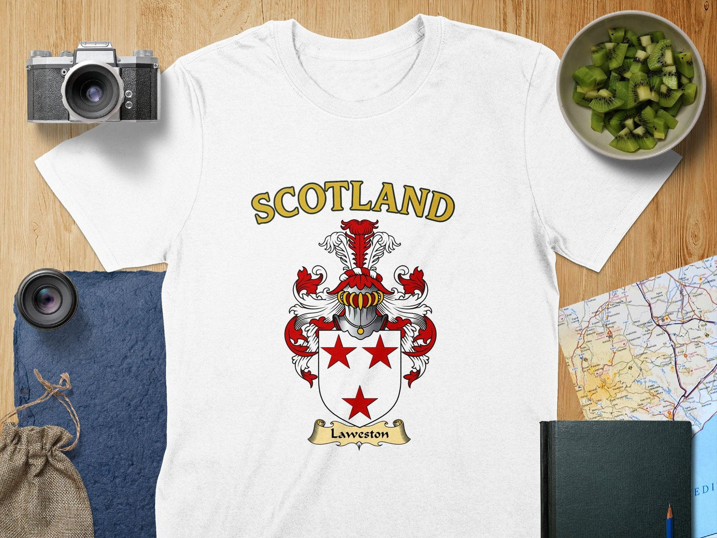 Scotland Lawston Heraldry Crest T-Shirt product type