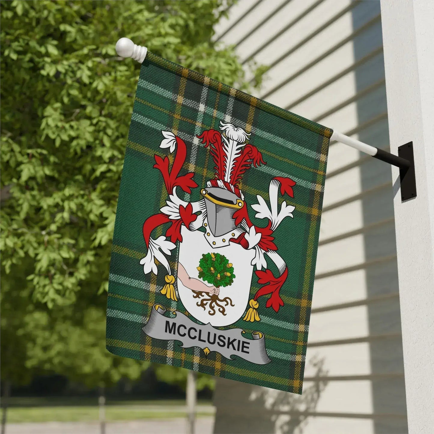 Family Coat of Arms Garden Flag Personalized product