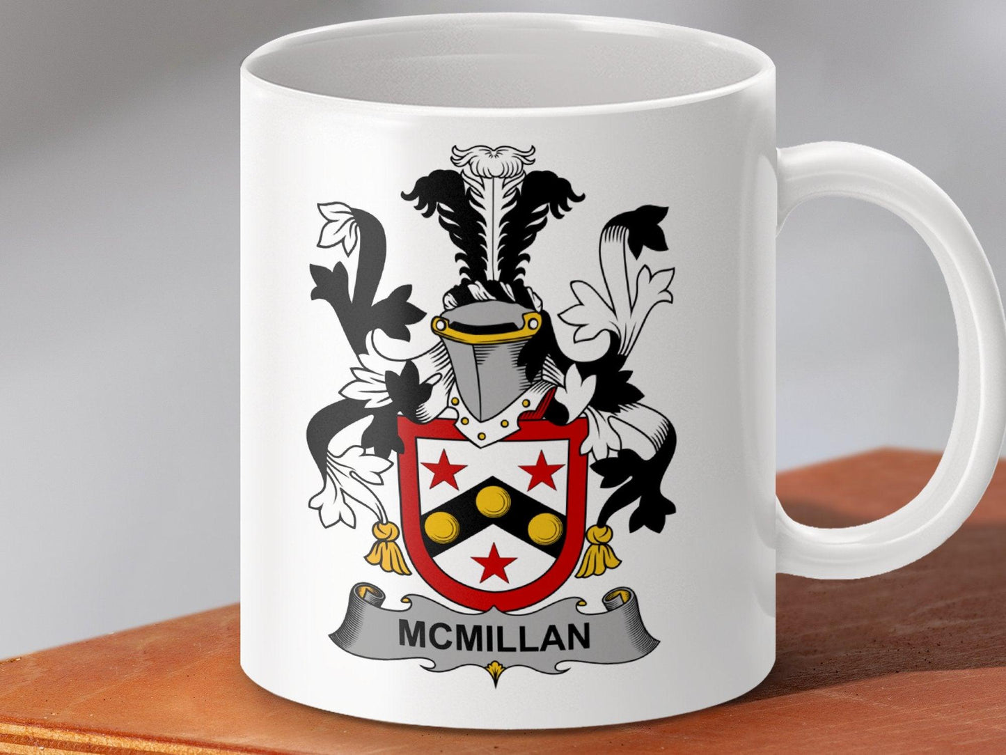 McMillan Surname Irish Family Crest Mug - Celtic Ancestry Gifts
