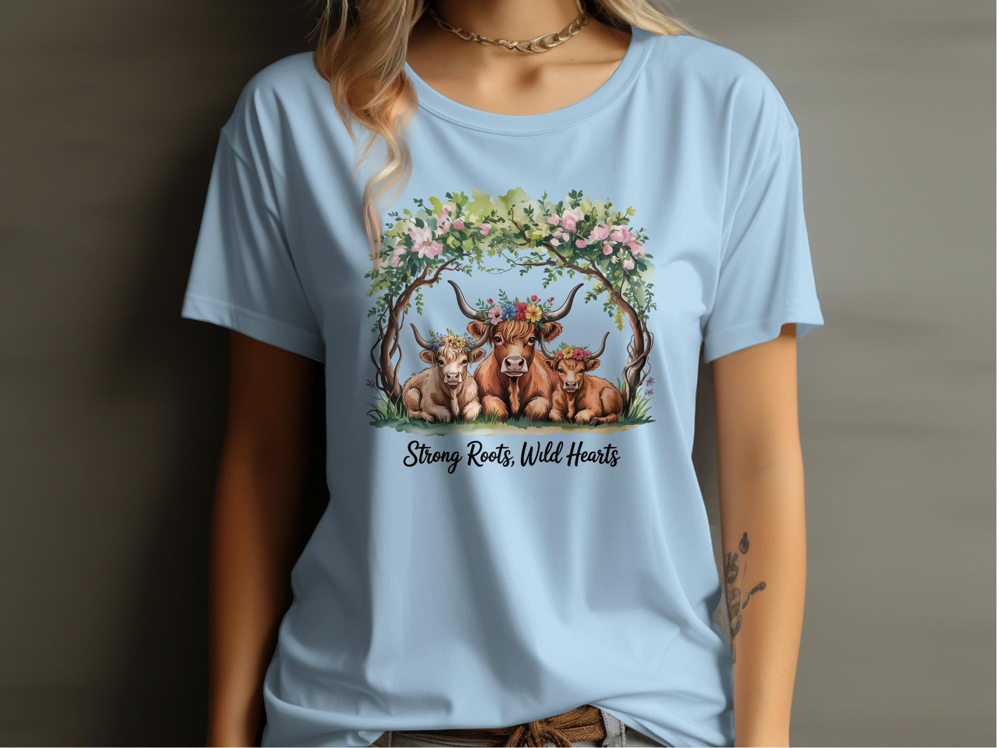 Strong Roots Wild Hearts Graphic T-Shirt product type