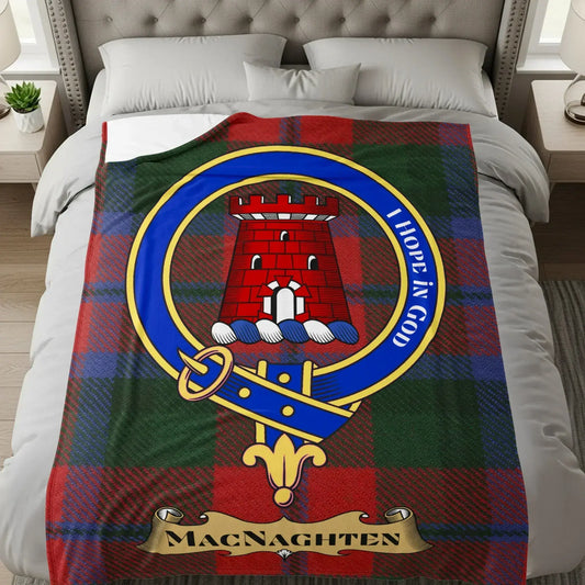 MacNaghten Clan Crest Tartan Blanket product type