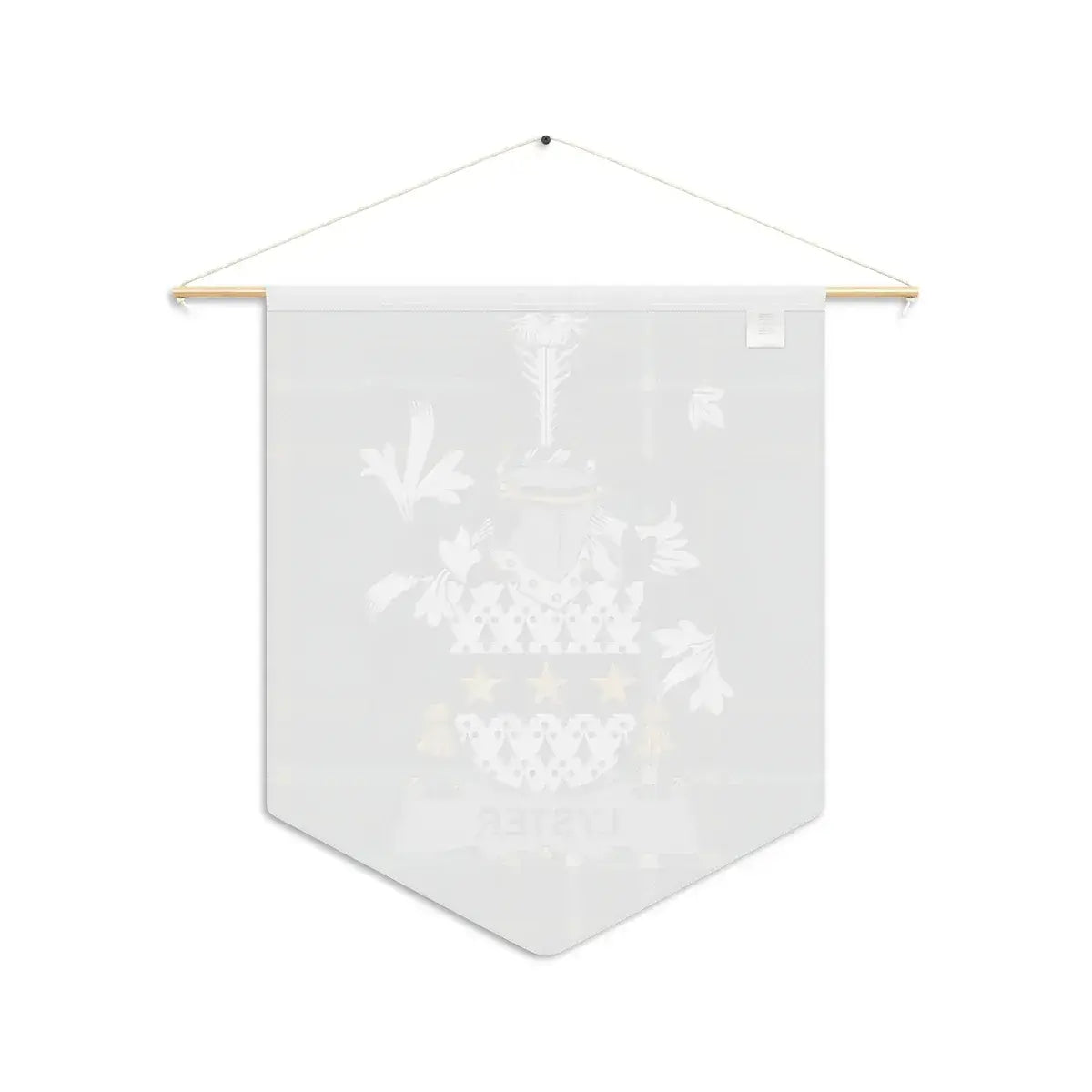 Vintage White Family Shield Hanging Wall Banner product