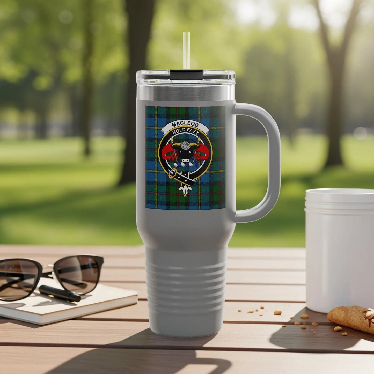 Clan Crest Plaid Insulated Travel Mug Drinkware Product