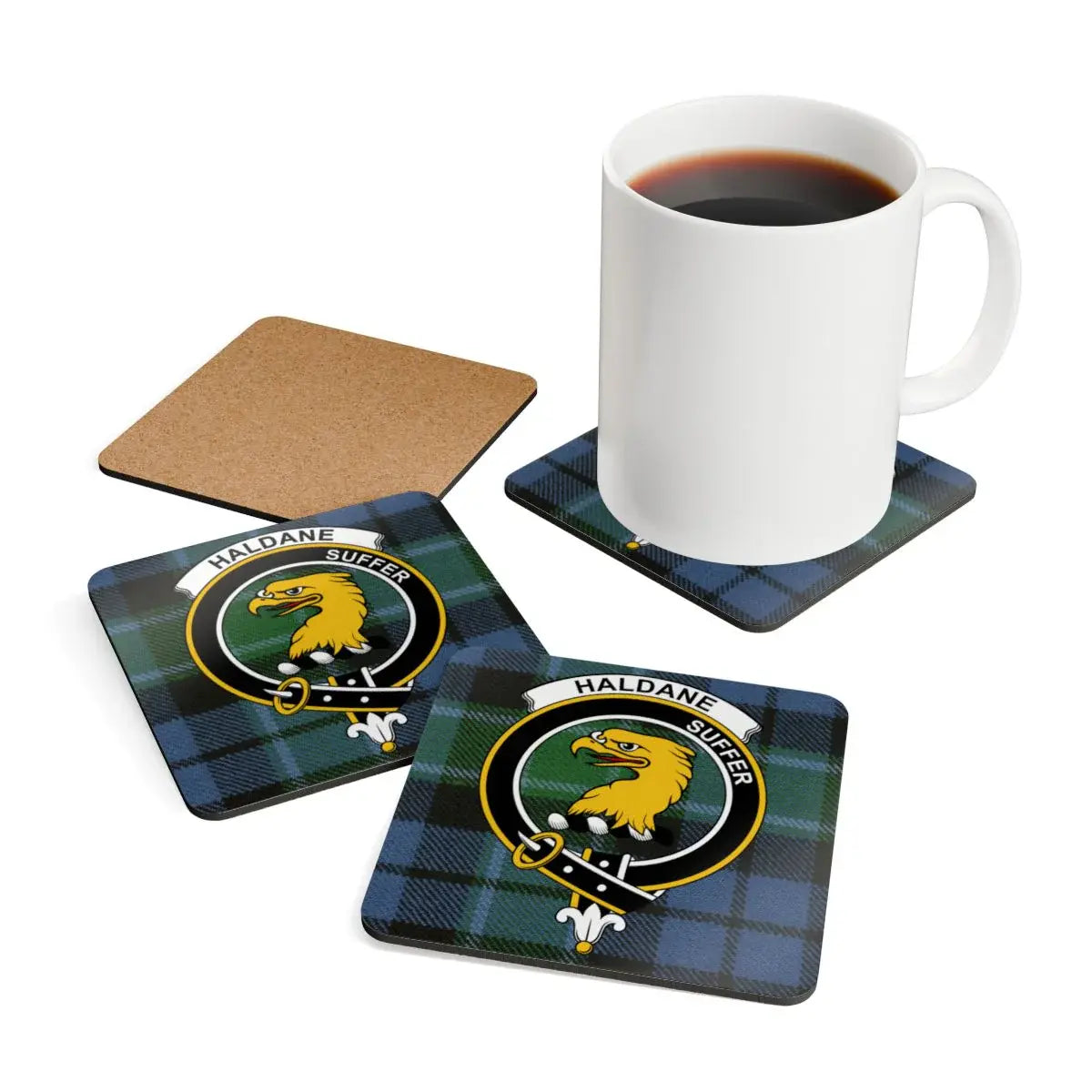 Haldane Suffer Crest Coffee Mug Coaster Set product type