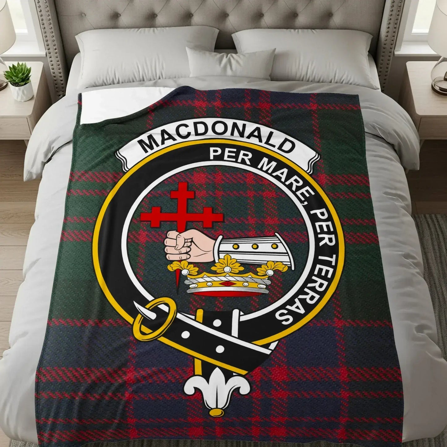Macdonald Per Mare Per Terras Clan Crest product