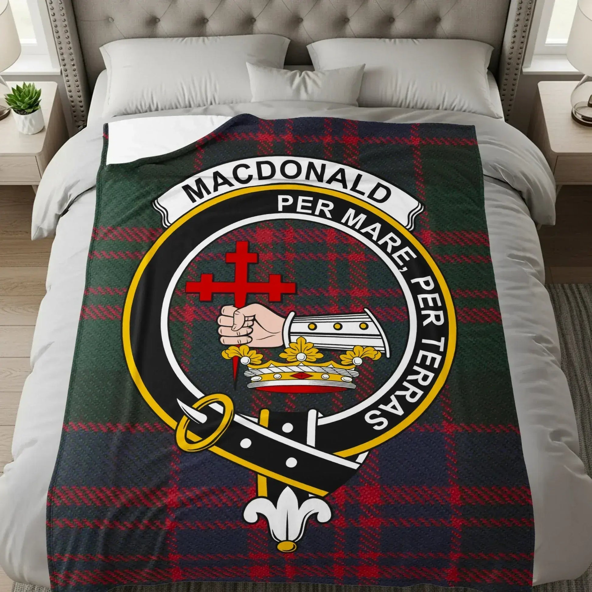 Macdonald Per Mare Per Terras Clan Crest product