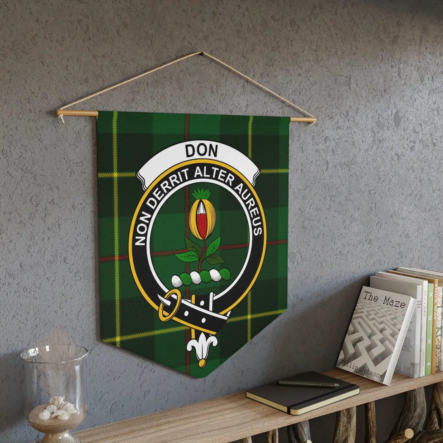 Customizable Don Tartan Wall Plaque Banner Product
