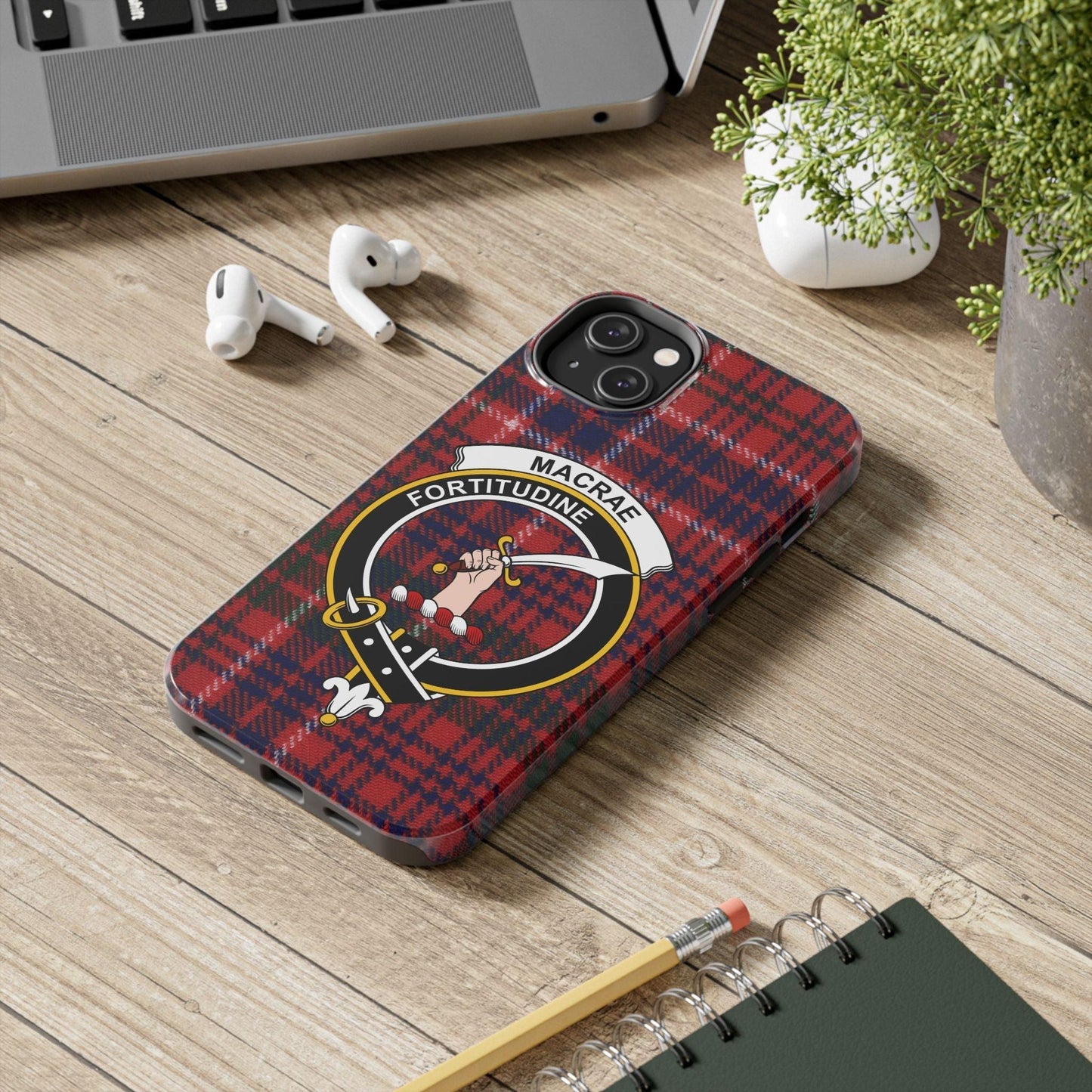 MacRae Clan Scottish Tartan Cell Phone Case - Celtic Ancestry Gifts