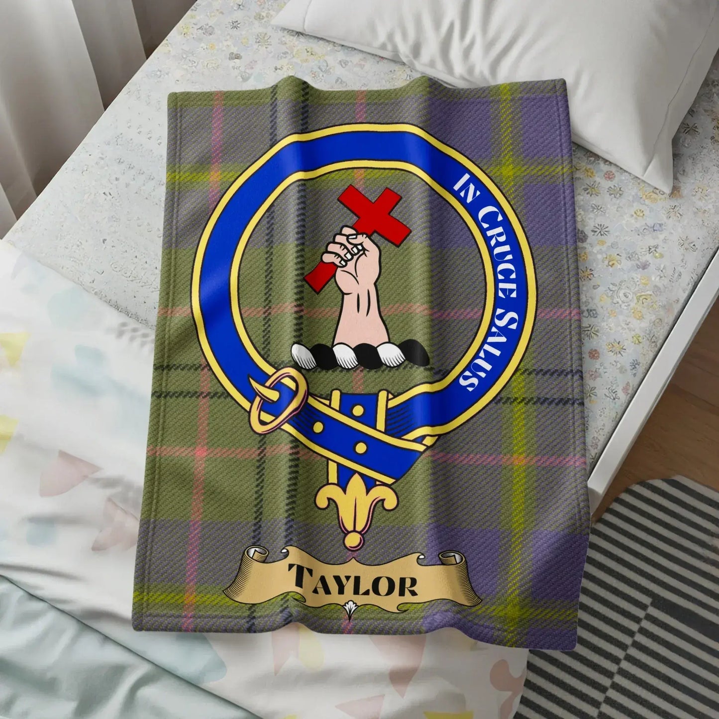 Taylor Clan Tartan Plaid Blanket Cozy Home Décor product